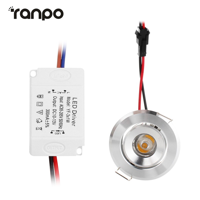 Mini LED Recessed COB Ceiling Light Downlight Bulb 3W 85V-265V High Power Lamps gallery
