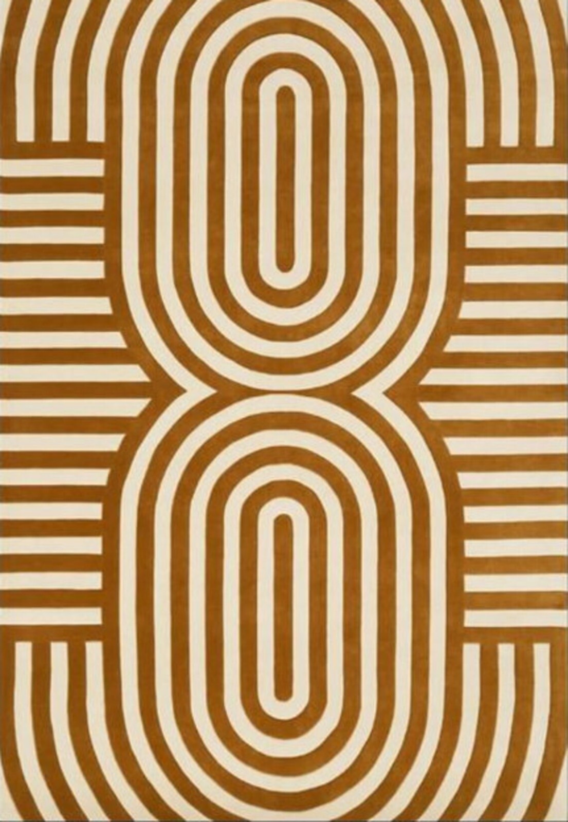 Oval Design Modern Hand Tufted 100% Fine NZ Wool -New Rugs gallery