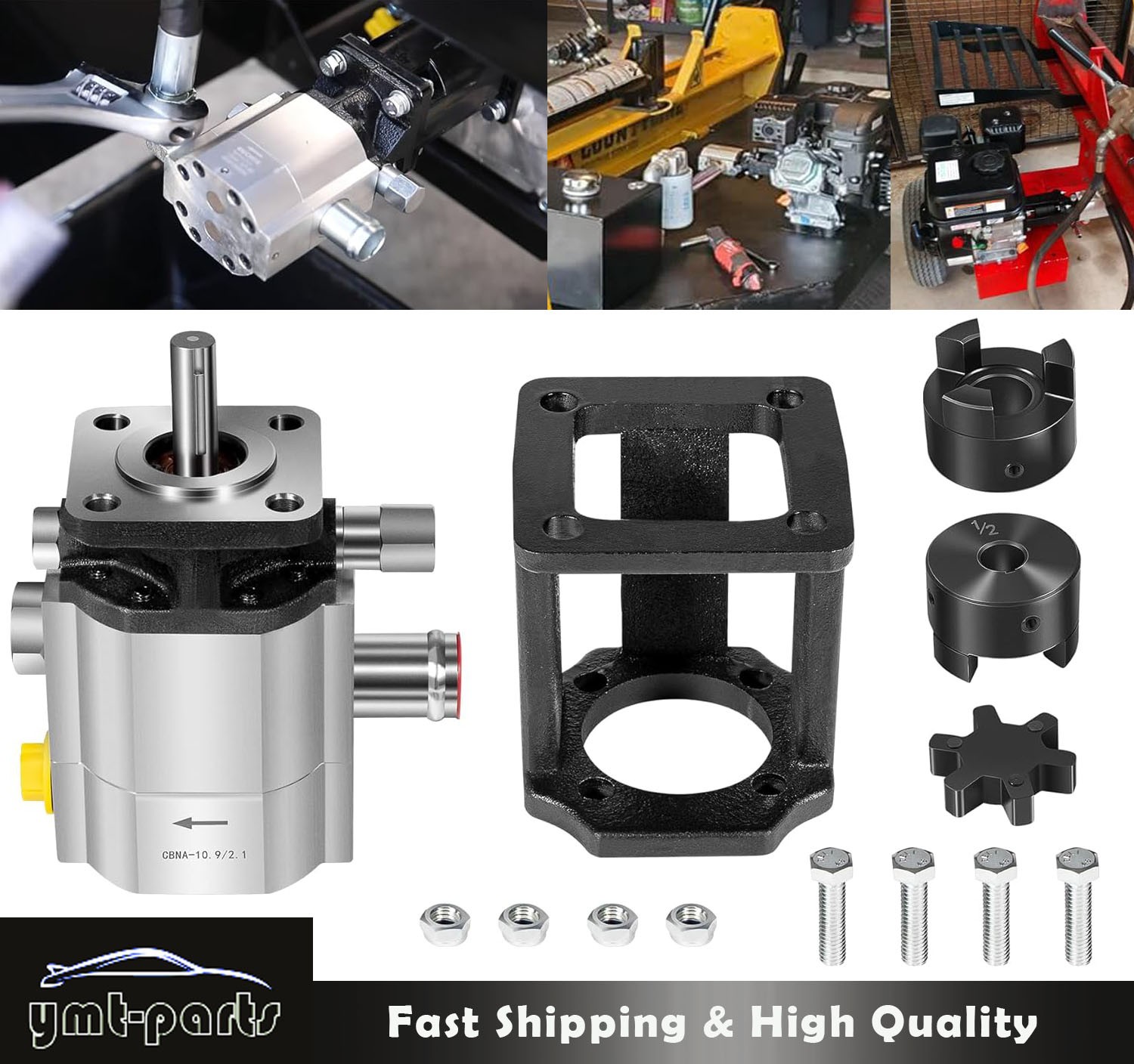 13 GPM Hydraulic Pump Log Splitter Build Kit 4000 PSI 2 Stage Fit Huskee, Speeco gallery