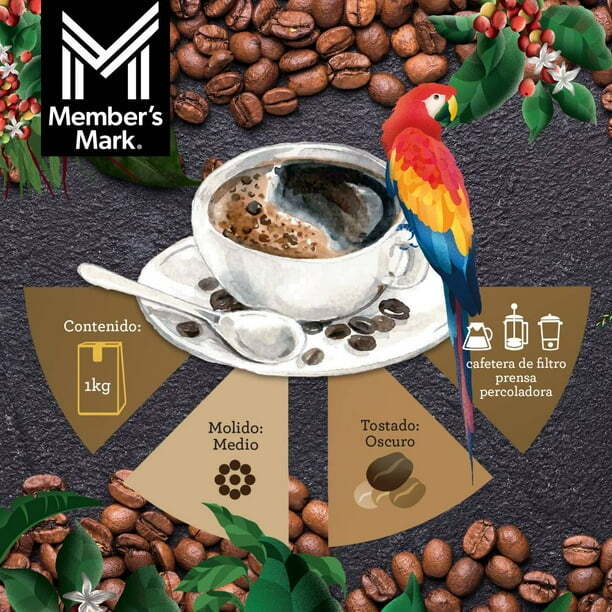 Member's Mark Gourmet 3 Region Roasted and Ground Coffee 1 kg gallery
