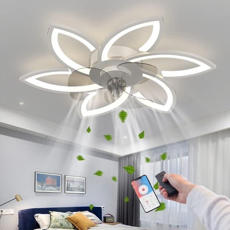 Ceiling Fan with Lamp,Modern LED Ceiling Light with Remote Control,DimmableLight gallery