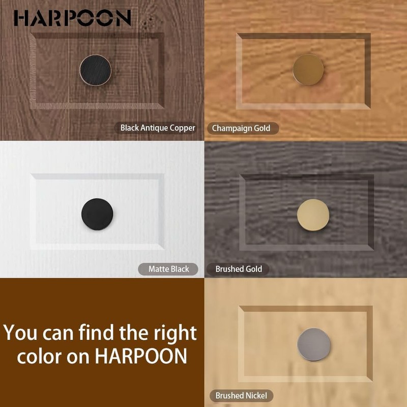 Harpoon Cabinet Knobs Modern Pull Drawer Handle Wardrobekitchen Bar Cabinet gallery