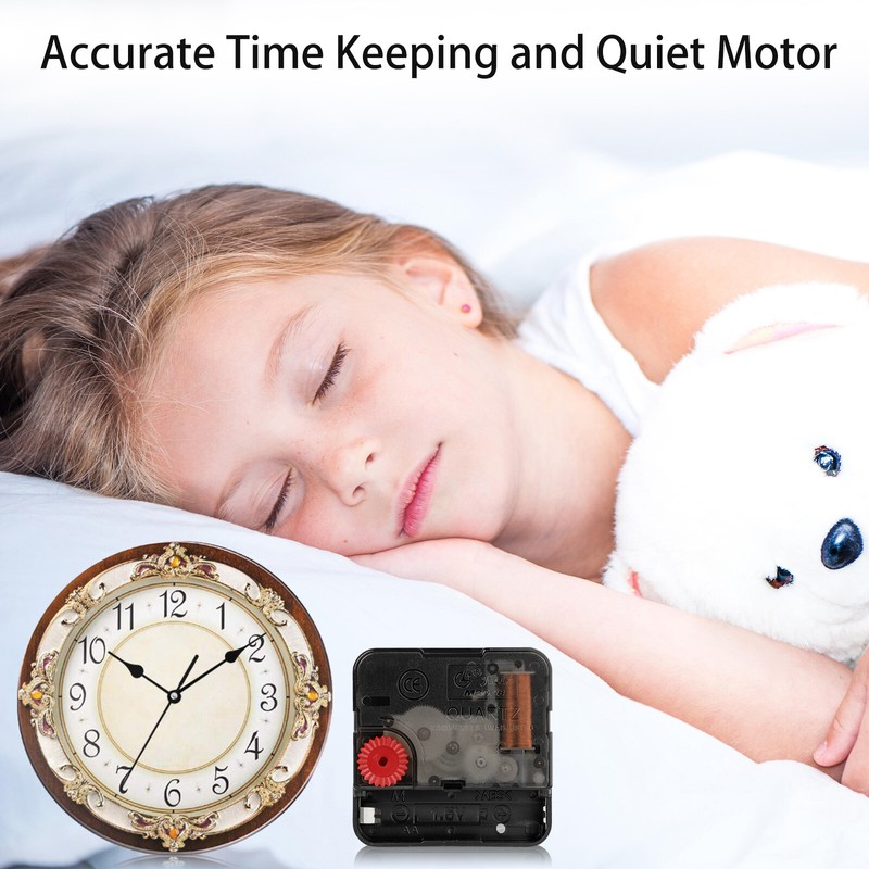 DIY Replacement Quartz Clock Movement Mechanism Hands Press Fit Repair Tool Kit gallery