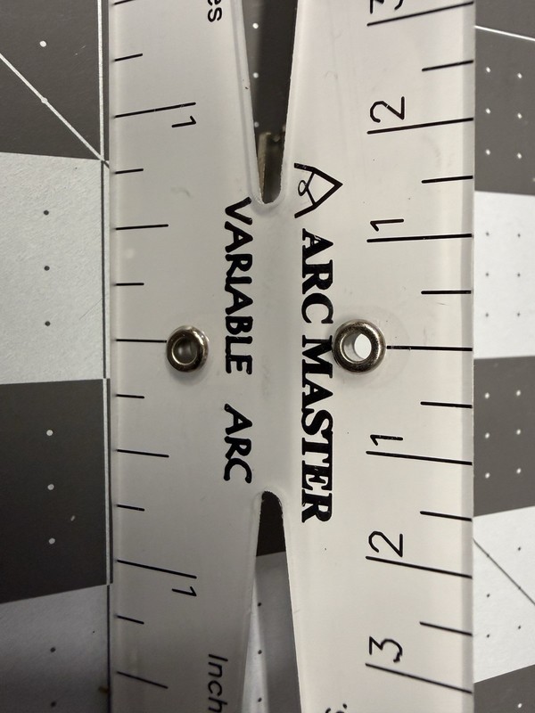 Arc Master IRG-3600 Variable Arc Radius Gauge, Metric/Standard, Folding Metal gallery