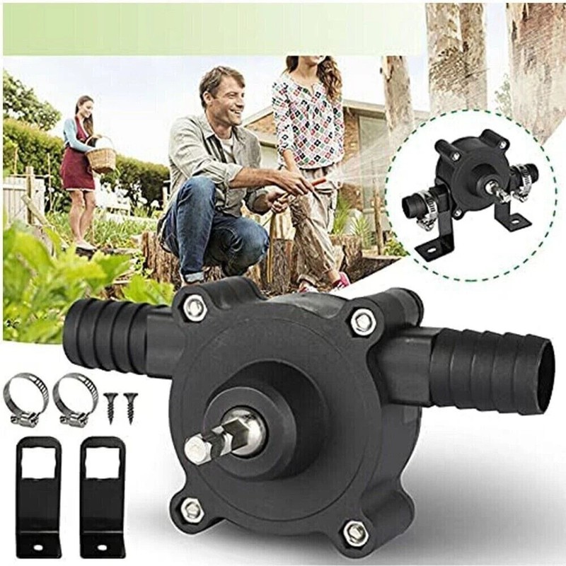 Hand Electric Drill Pump Self-Priming Pump Household Small Water Drill Drive Kit gallery