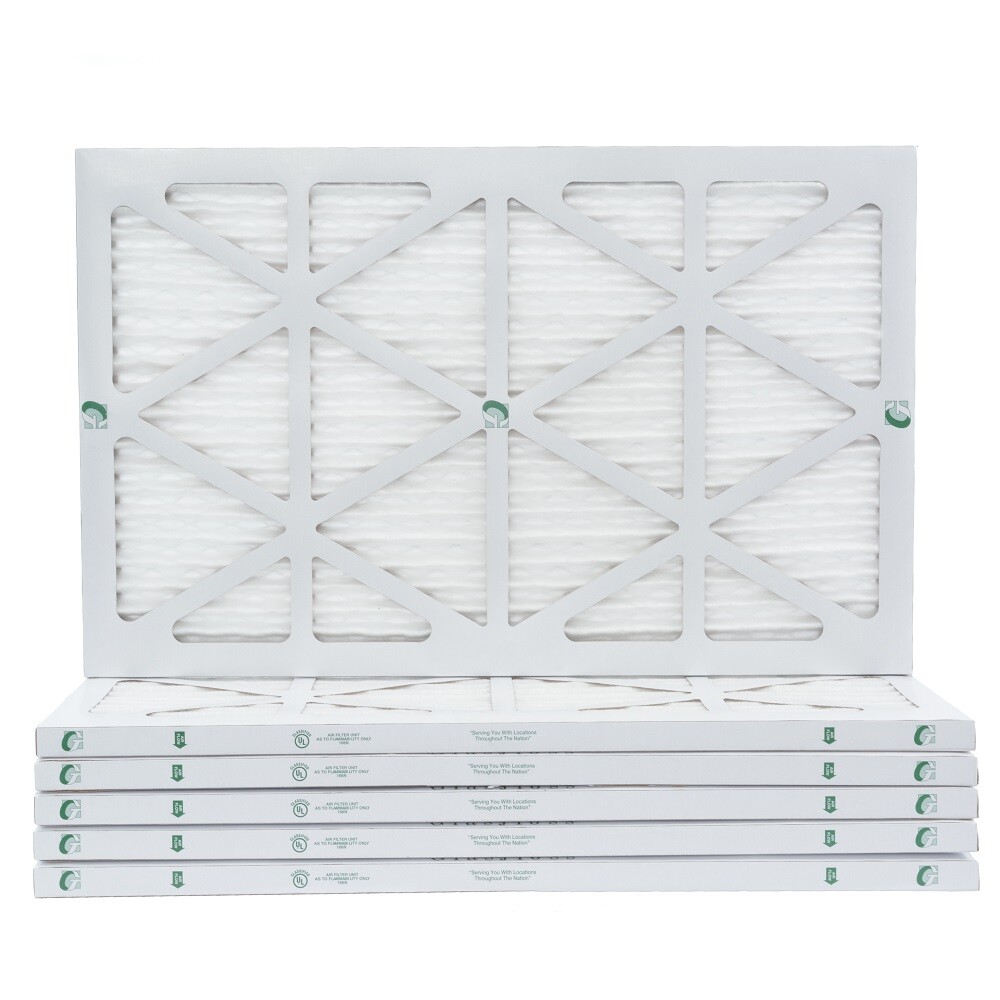 1" Depth Inch Glasfloss ZL MERV 13 / FPR 10 Pleated HVAC Air Filters. 6 Pack gallery