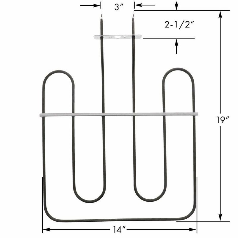 Exact Replacement Part MEE62306504 For LG Range Oven Bake Heating Element gallery