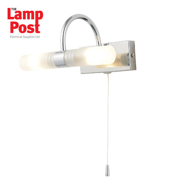 Forum SPA-6888.014 - Corvus 2 Light Bathroom Wall Light Fitting Chrome Finish gallery