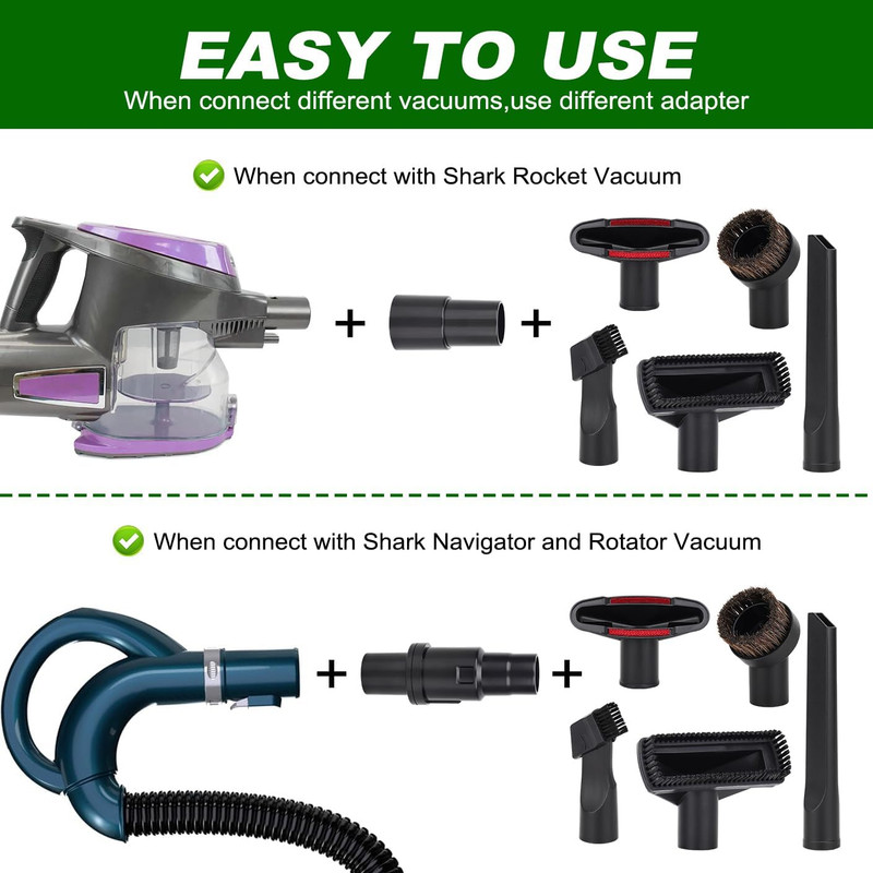 Vacuum Attachments Accessories for Shark Navigator NV350 NV351 NV352, Rocket HV3 gallery