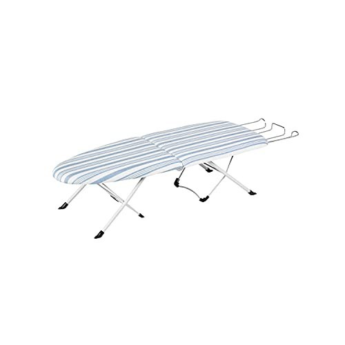 Folding Tabletop Ironing Board with Iron Rest, Blue, 32” L X 12” W, Steel Frame gallery