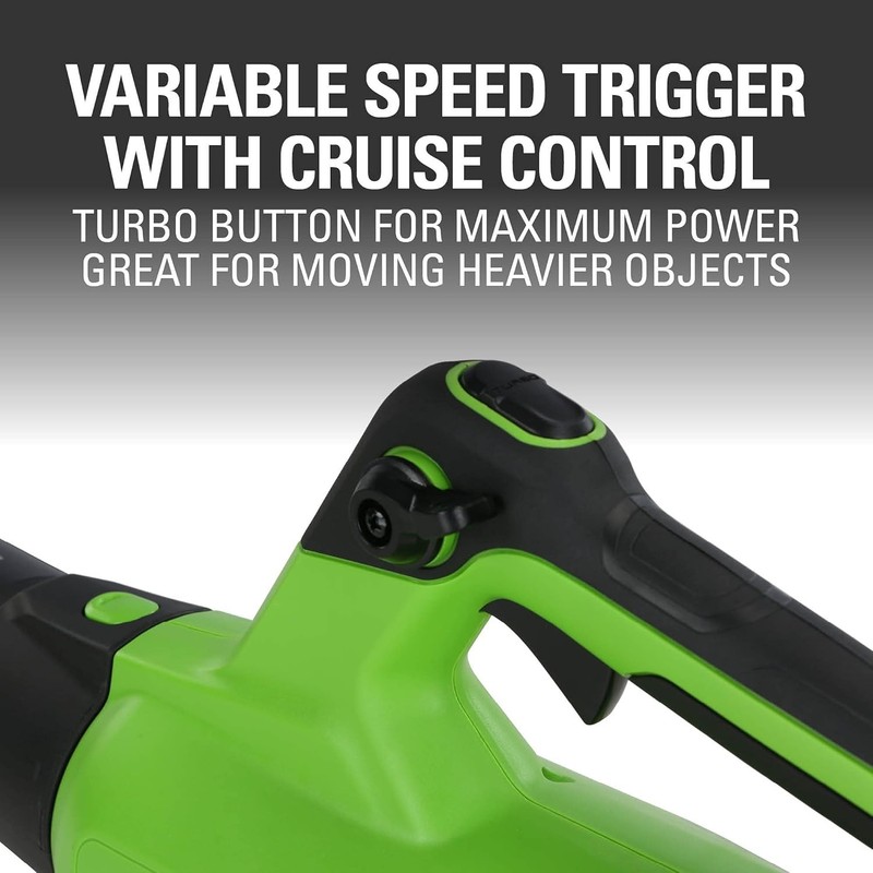 40V Cordless Brushless Leaf Blower, 130 MPH, 550 CFM, Tool Only - Lightweight... gallery