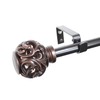 Curtain Rod Set 5/8 Inch Adjustable 28-48 Inch Oiled Bronze Window Hardware gallery