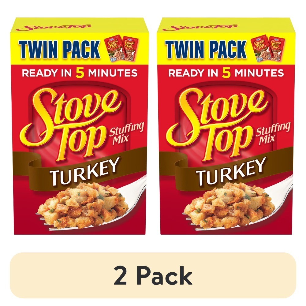 Turkey Stuffing Mix Side Dish Twin Pack of 2 Boxes 6 oz Each gallery