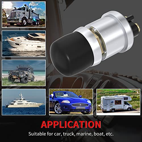 Push Button Starter Switch 12V / 24V Waterproof Push Start Button 50A 1Pc gallery