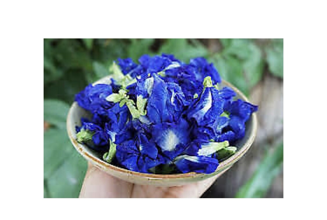 Organic Dried Butterfly Pea Flower Tea - 1OZ (28g) Caffeine Free gallery