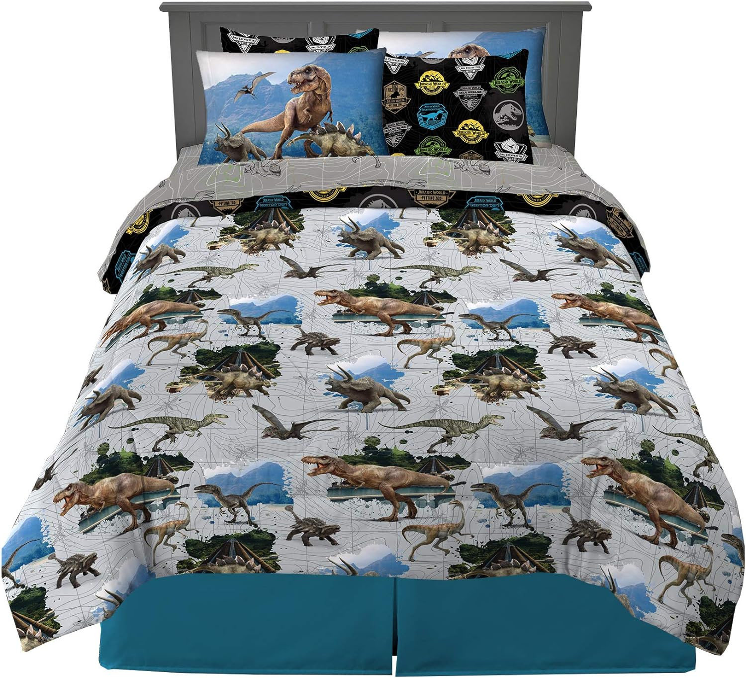 Kids Bedding Super Soft Comforter and Sheet Set with Sham, 7 Piece Full Size, Ju gallery
