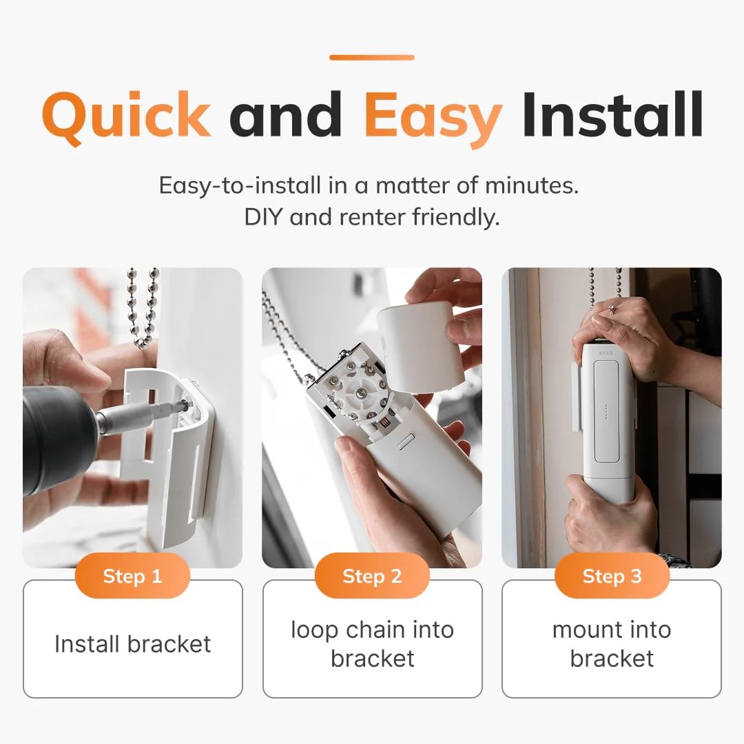 Smart Shades Motorized Window Blinds SmartShade Wireless Battery Pack RYSE Home gallery