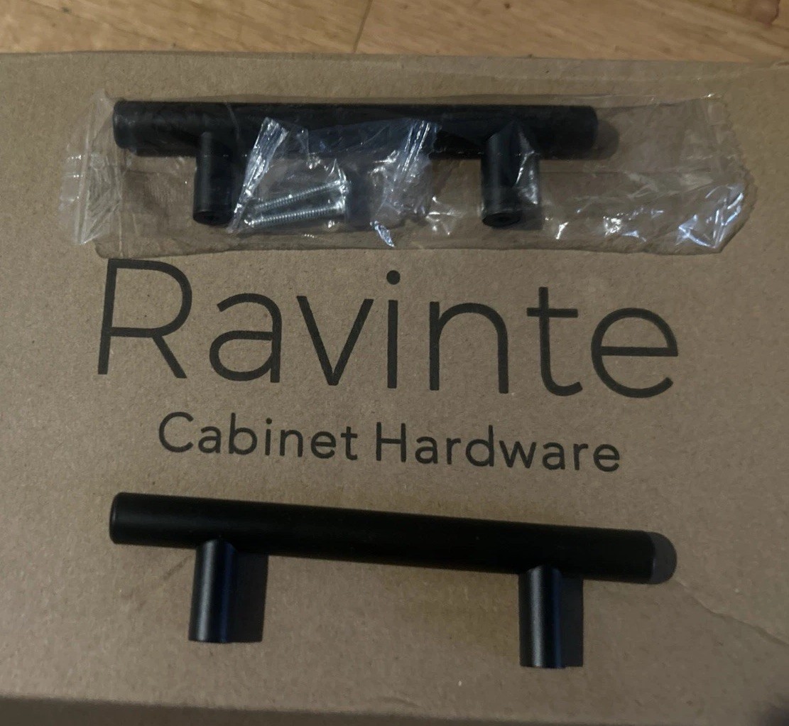 28 Pc Ravinte Cabinet Pulls Matte Black Stainless Steel Drawer Handles 5 Inch L gallery