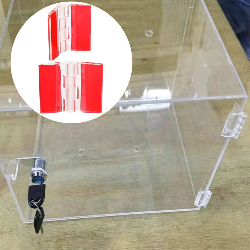12 Pcs Acrylic Hinge Clear Acrylic Mini Hinge Transparent Plastic Hinges... gallery