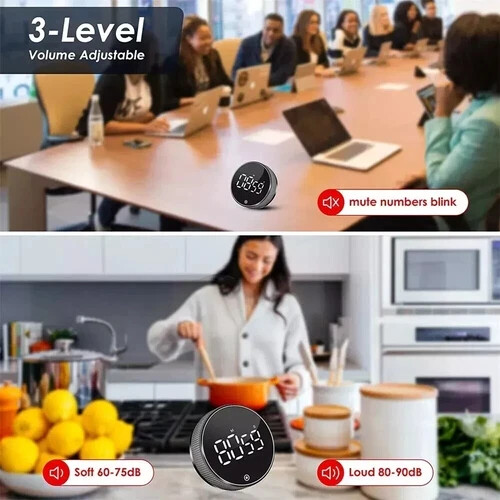 Large LCD Digital Kitchen Cooking Timer Count-Down Up Clock Loud Alarm Magnetic gallery