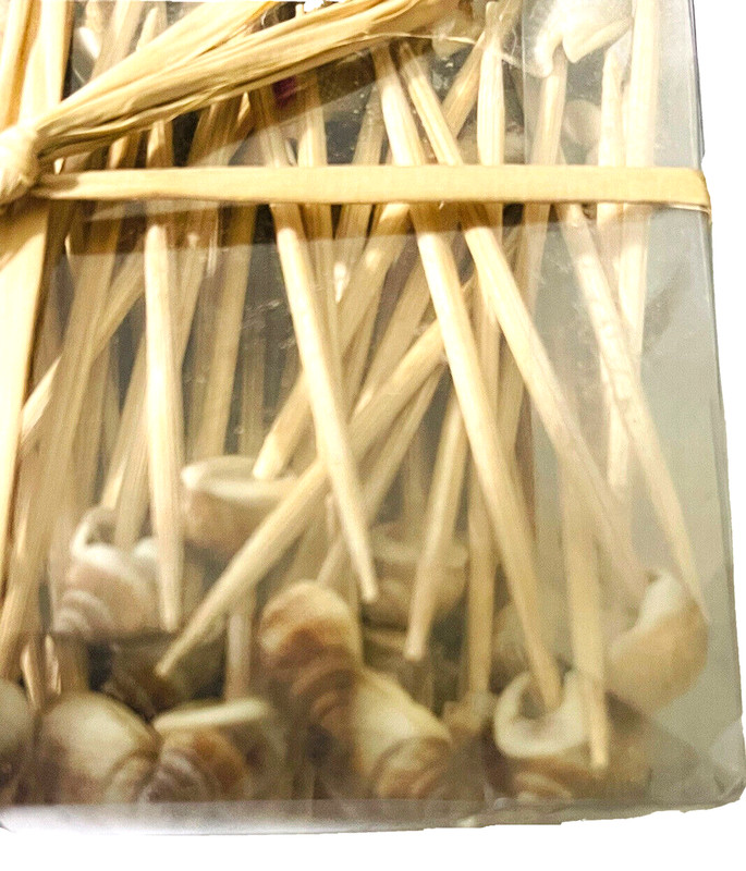 100 Seashell Decorative Toothpicks Hors D'oeuvres Beach Party White Or Brown gallery