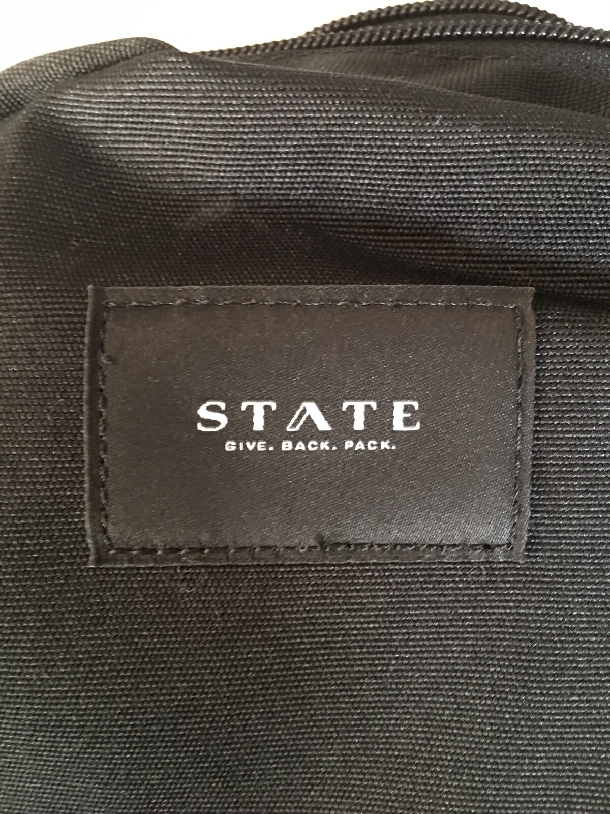 STATE #GIVEBACKPACK Tote In Black NWT 2