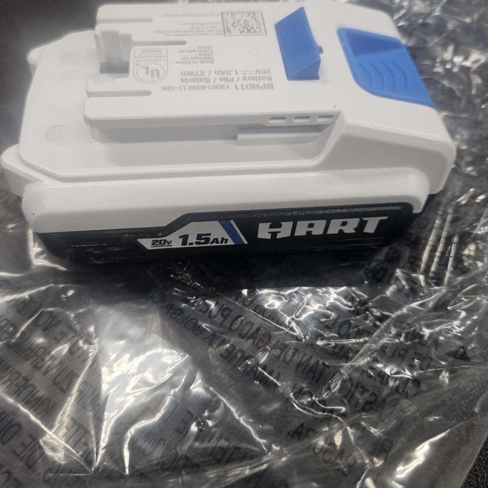 HART 20V Lithium‑Ion 1.5Ah Battery BPH011 OEM Fast Shipping Unused gallery