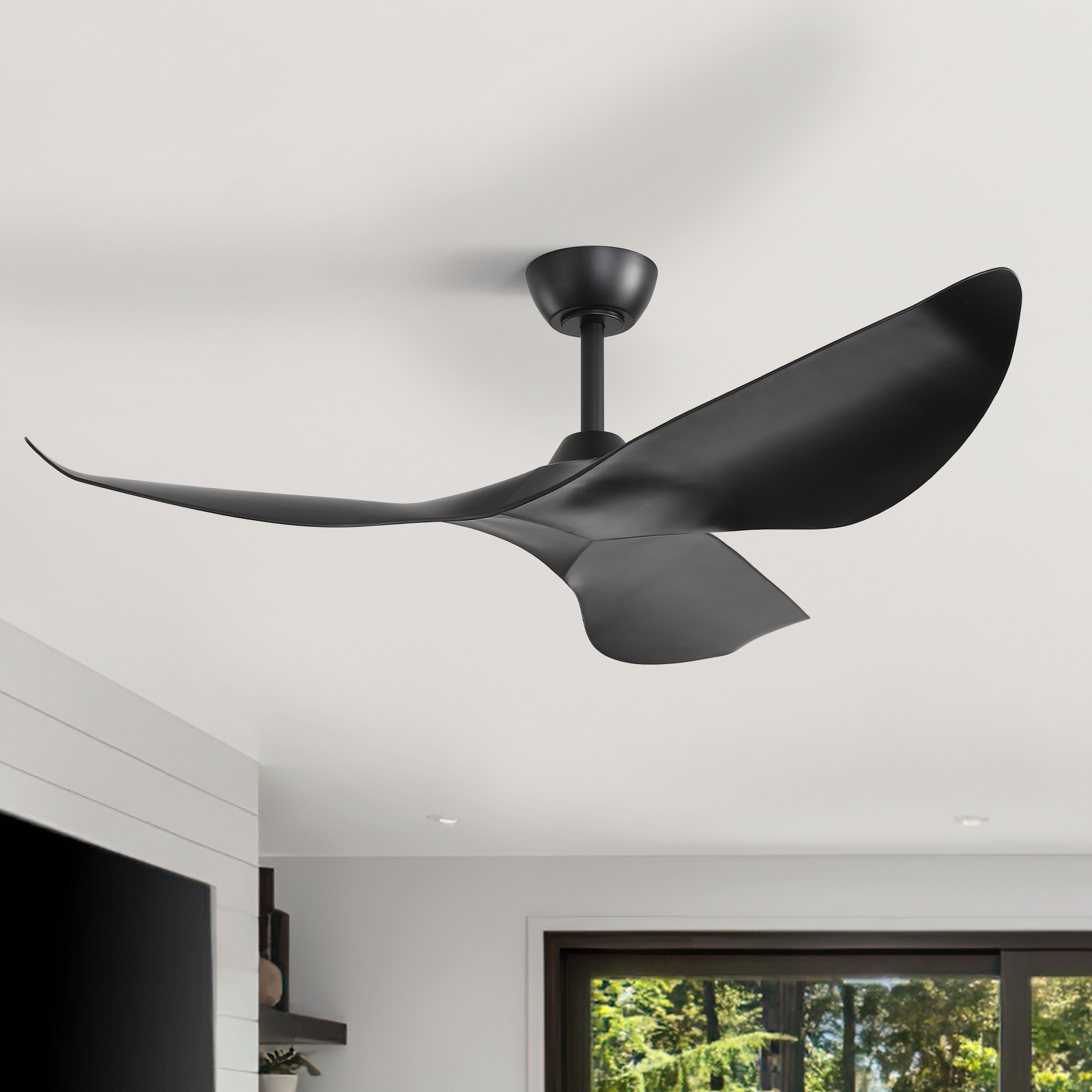 52 Inch Ceiling Fans w/ Remote Reversible DC Motor Bedroom Quiet Timer 6 Speeds gallery