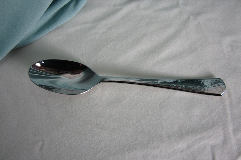 Oneida Etta Entertain 365 Teaspoons Set of 4 Stainless Steel 18/0 Hammered New gallery