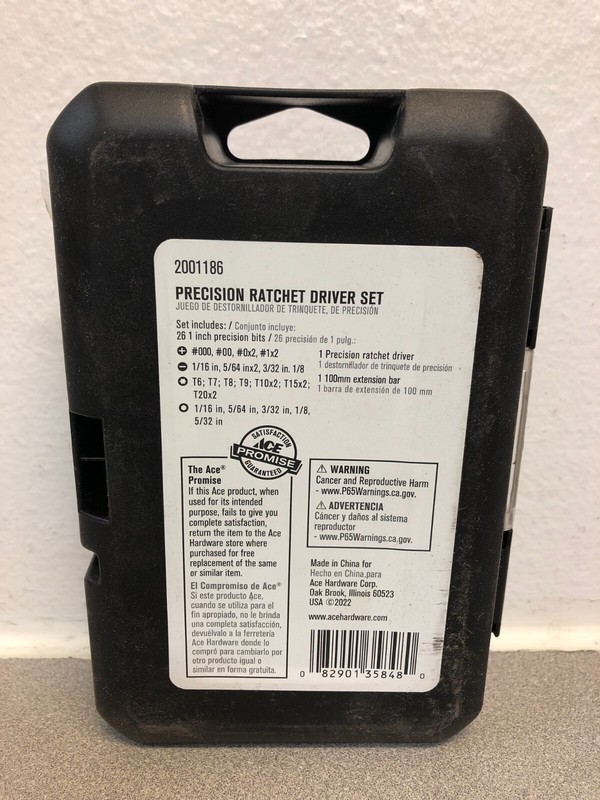 Precision Ratcheting Screwdriver and Bit Set 28 pc gallery