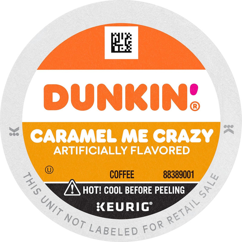 Dunkin’ Caramel Me Crazy Flavored Coffee, 10 Keurig K-Cup Pods gallery