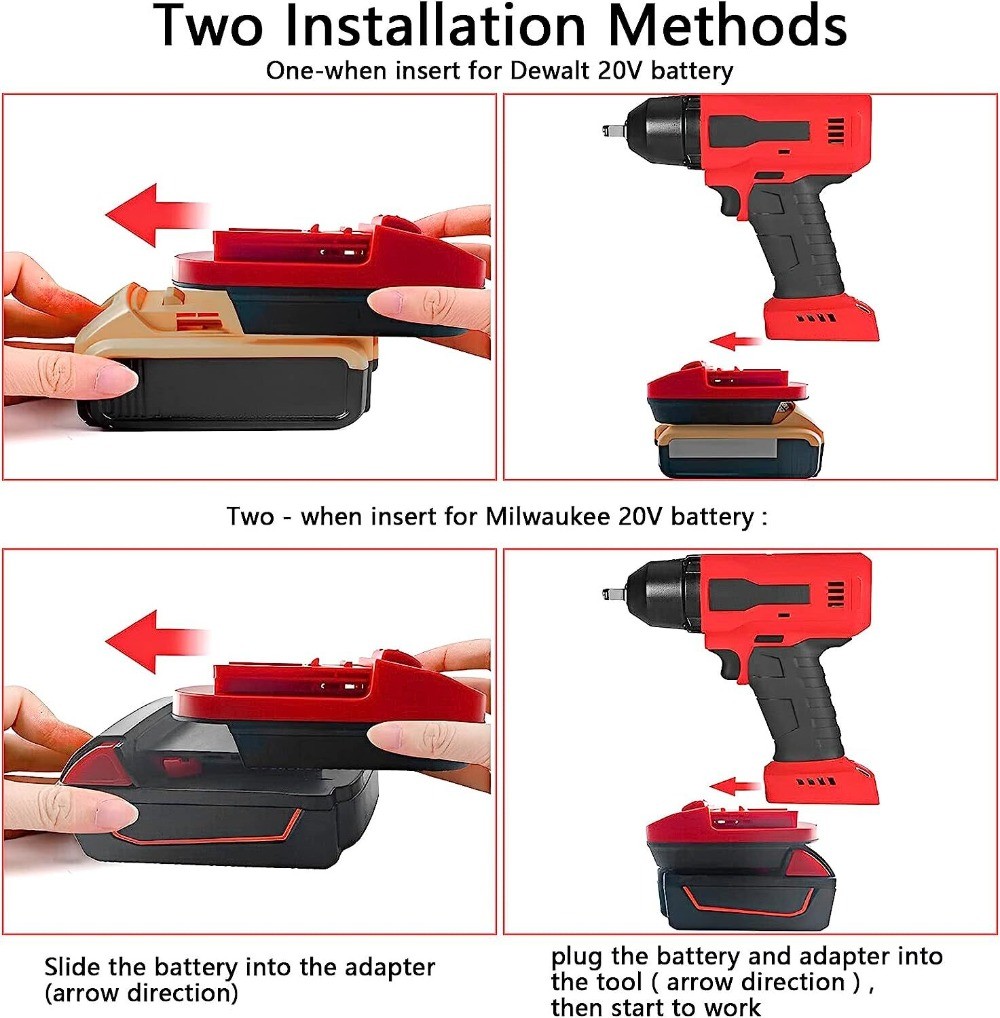 Battery Adapter For Dewalt 18V 20V Battery Converter to For Snap-on 18V Tools gallery