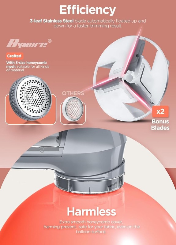 Compact Fabric Shaver with Removable Lint Container - Easy to Use Anywhere gallery