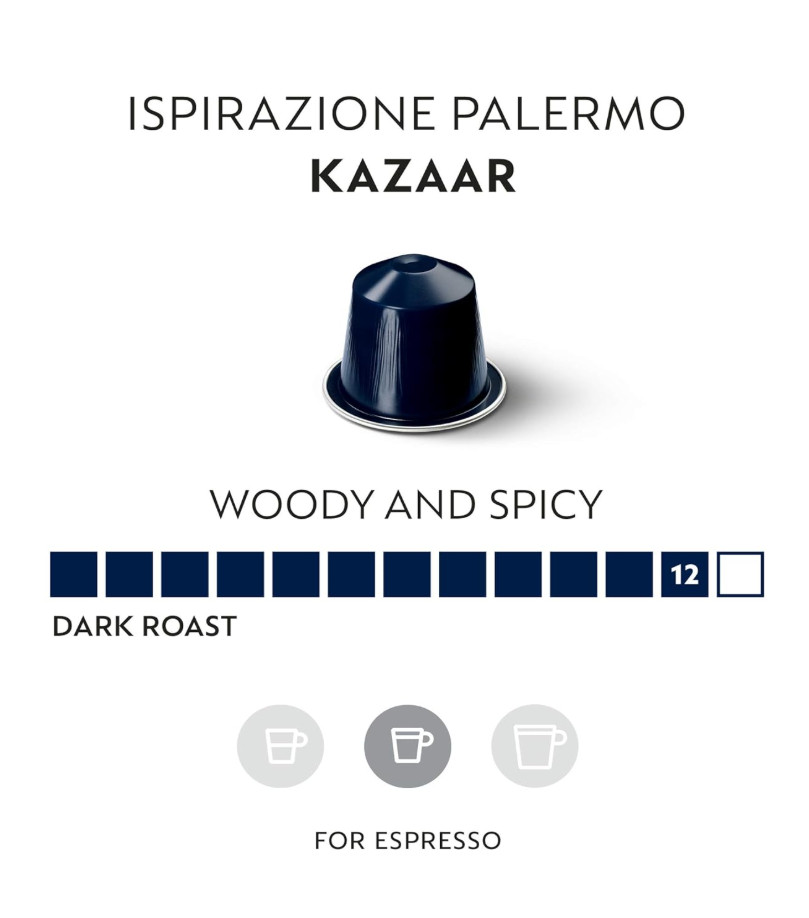 Nespresso Original Line, Kazaar Intenso, Dark Roast Espresso Pods 100ct LOOSE gallery