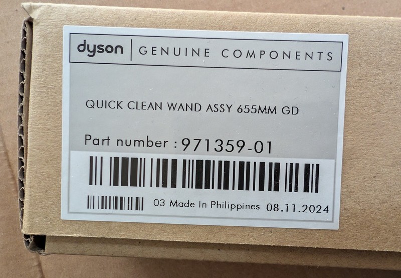 GENUINE DYSON V15 DETECT Quick-clean Wand 655mm (Gold) Stick Tube w/ Crevice gallery