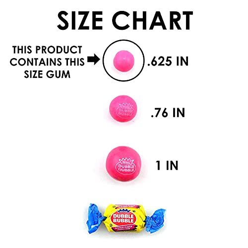 Dubble Bubble 14 Mm Size Small Gum Balls Bulk 2 Pounds Best in Quality New gallery