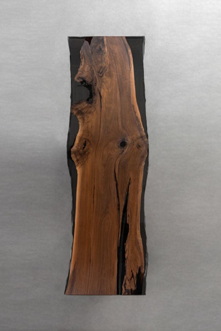 Live Edge Walnut Epoxy River Table | Handmade Luxury Solid Wood Furniture table gallery