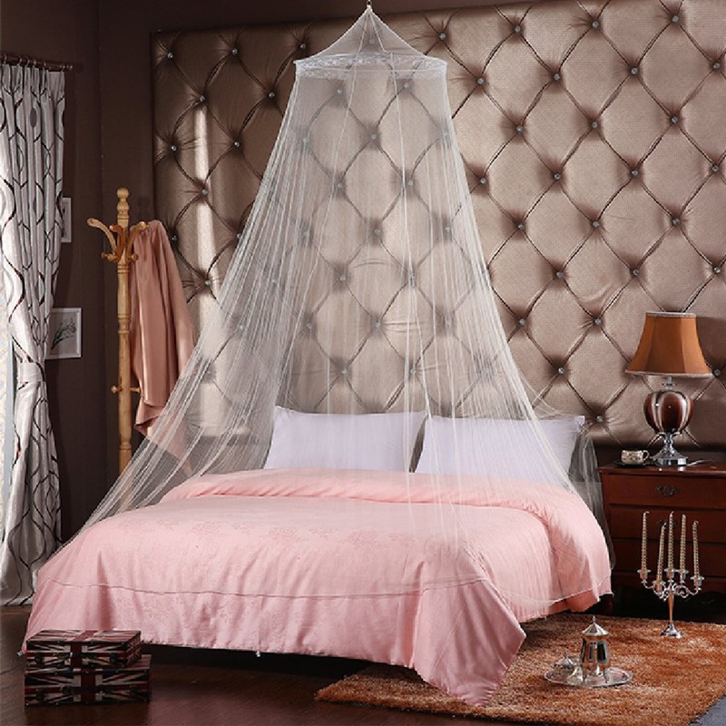 Mosquito Net Canopy Dome Fly Insect Protect Small Queen Bed Netting Mesh Curtain gallery