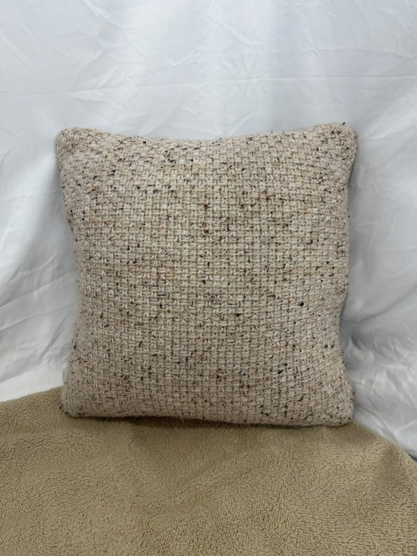 Threshold™ Square Marled Knit Pillow gallery