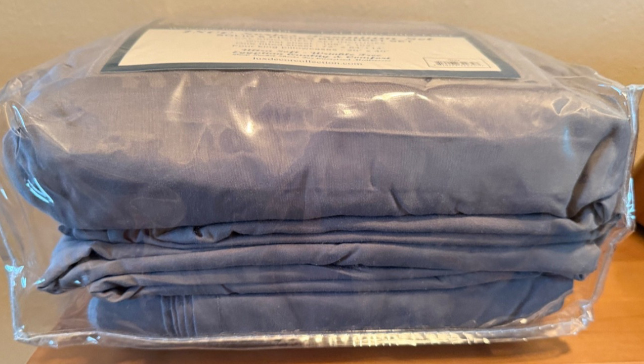 LDC LUX DECOR COLLECTION California King Sheets ~ 6 pc set gallery
