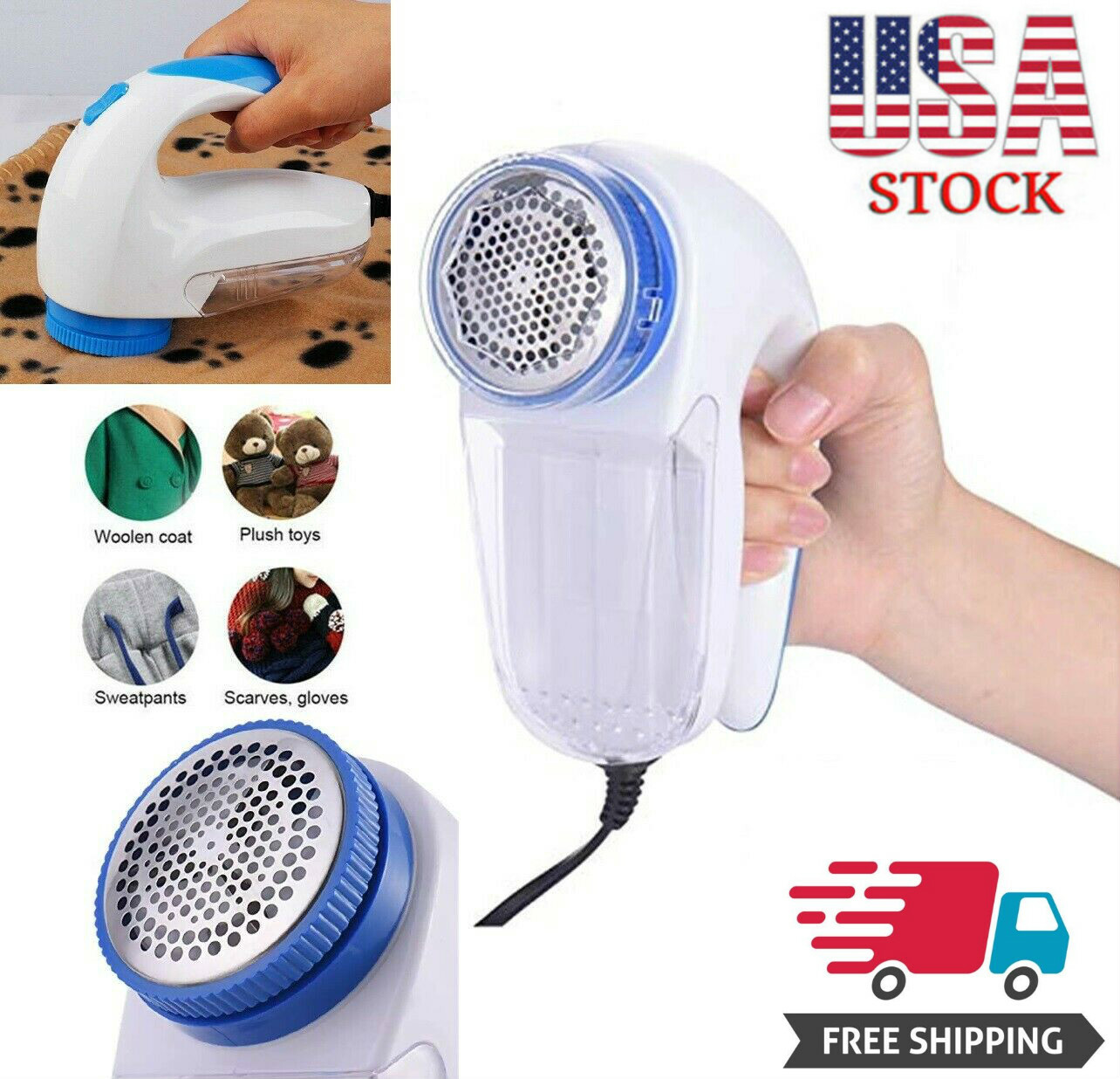 Fuzz Shaver Electric Cloth Lint Pill Fluff for Remover Fabrics Sweater Household gallery