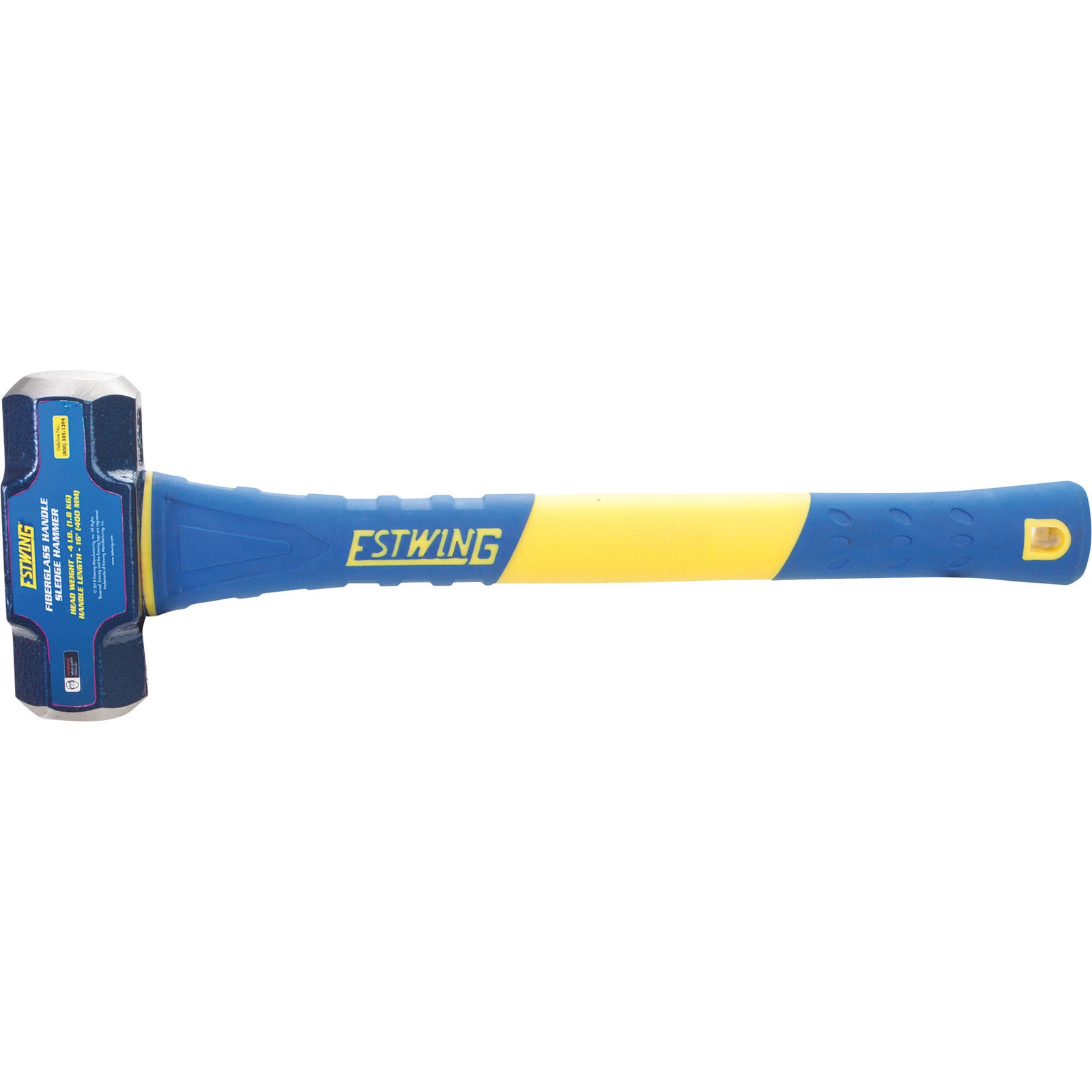 Estwing Sledge Hammer with Fiberglass Handle, 4-Lb., 16in.L, Model# ESH-1036W gallery
