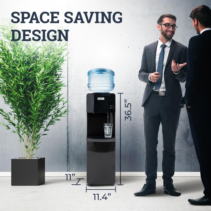 Top Loading Water Cooler with Removable Drip Tray & Energy-Saving Features- W... gallery