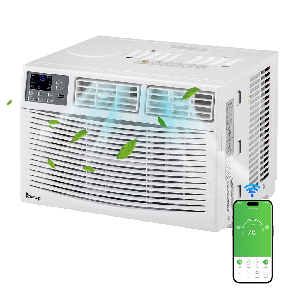 14000BTU Window Air Conditioner, Energy-Saving Window AC Unit & Window Kit Wifi gallery