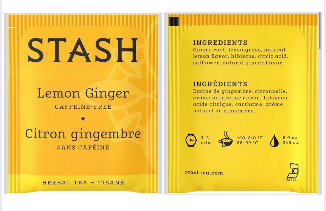 Lemon Ginger Tea STASH 6 BOX total 180 Tea Bags . Caffeine Free. Herbal Tea gallery