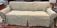 Couch or Sofa Cover, high quality,, light dusty damask green color, excellent