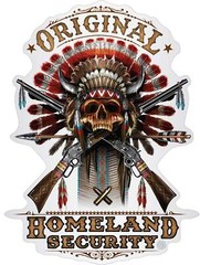 2nd Amendment Original Homeland Security 2nd Amendment White vinyl Reflective