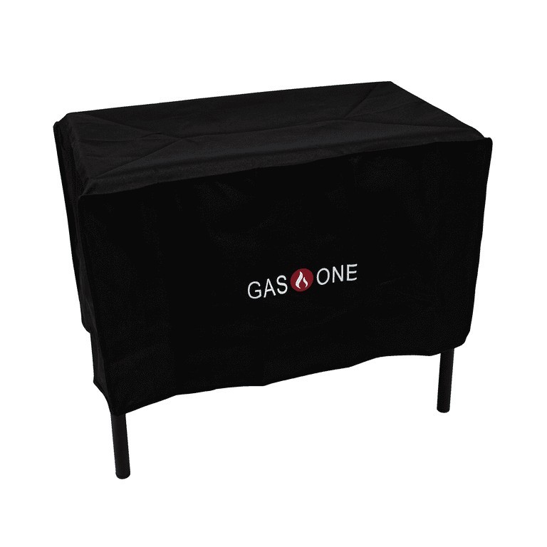 GAS ONE-OUTDOOR DOUBLE BURNER COVER-NEW-WEATHERESISTANT-BLACK gallery