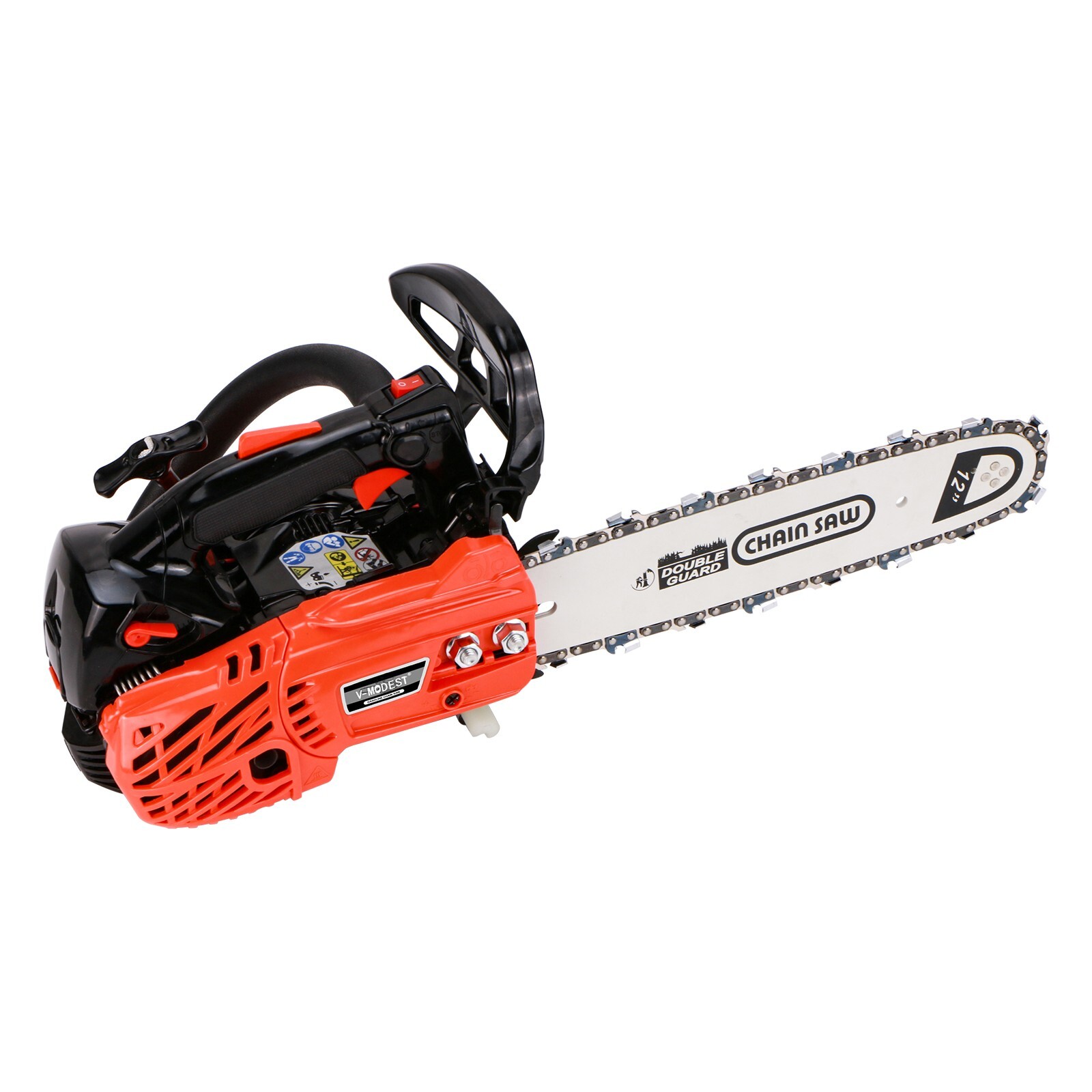 V-MODEST 2511 12'' Gas Top Handle Chainsaw 25CC Climbing Saw 1.5HP 12000RPM gallery
