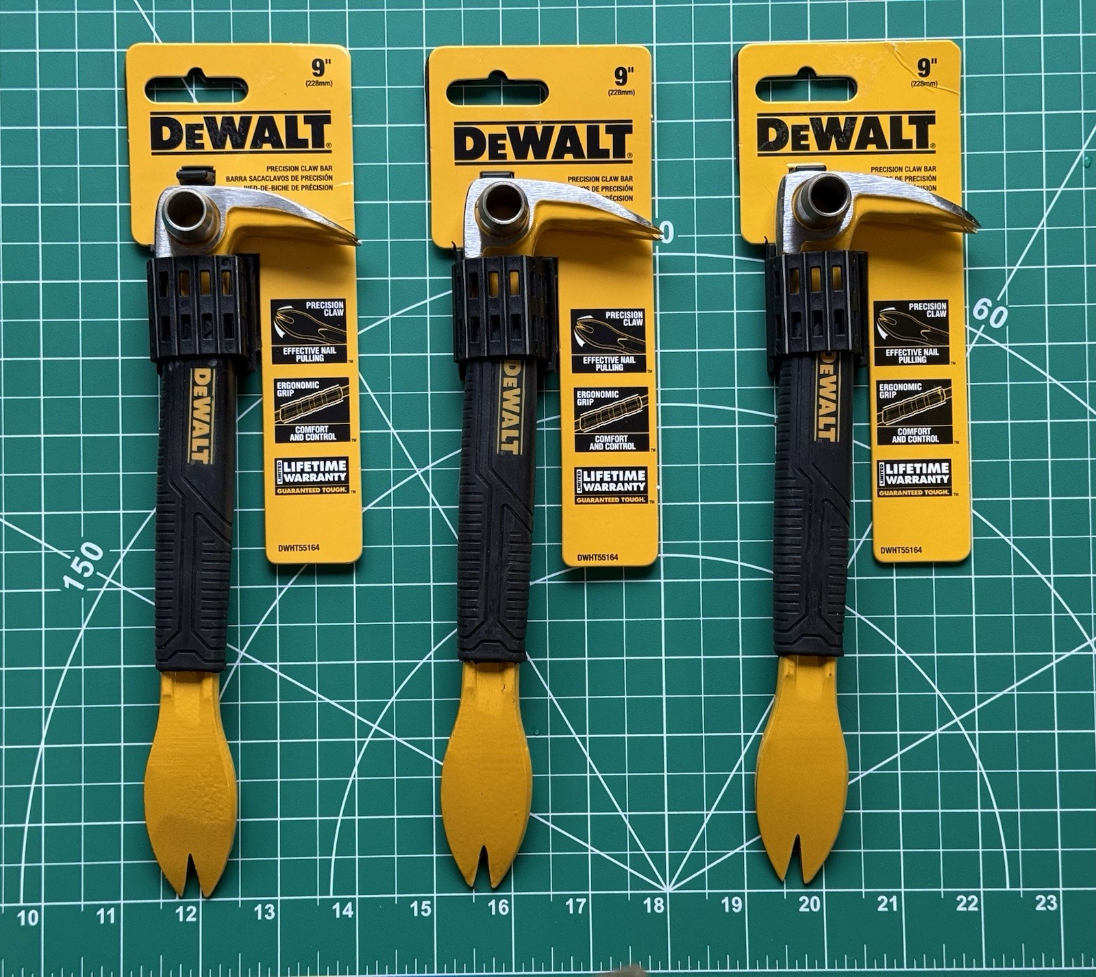 (3 PACK)-DEWALT 9 in. Precision Claw Pry Bar-Cats Paw gallery